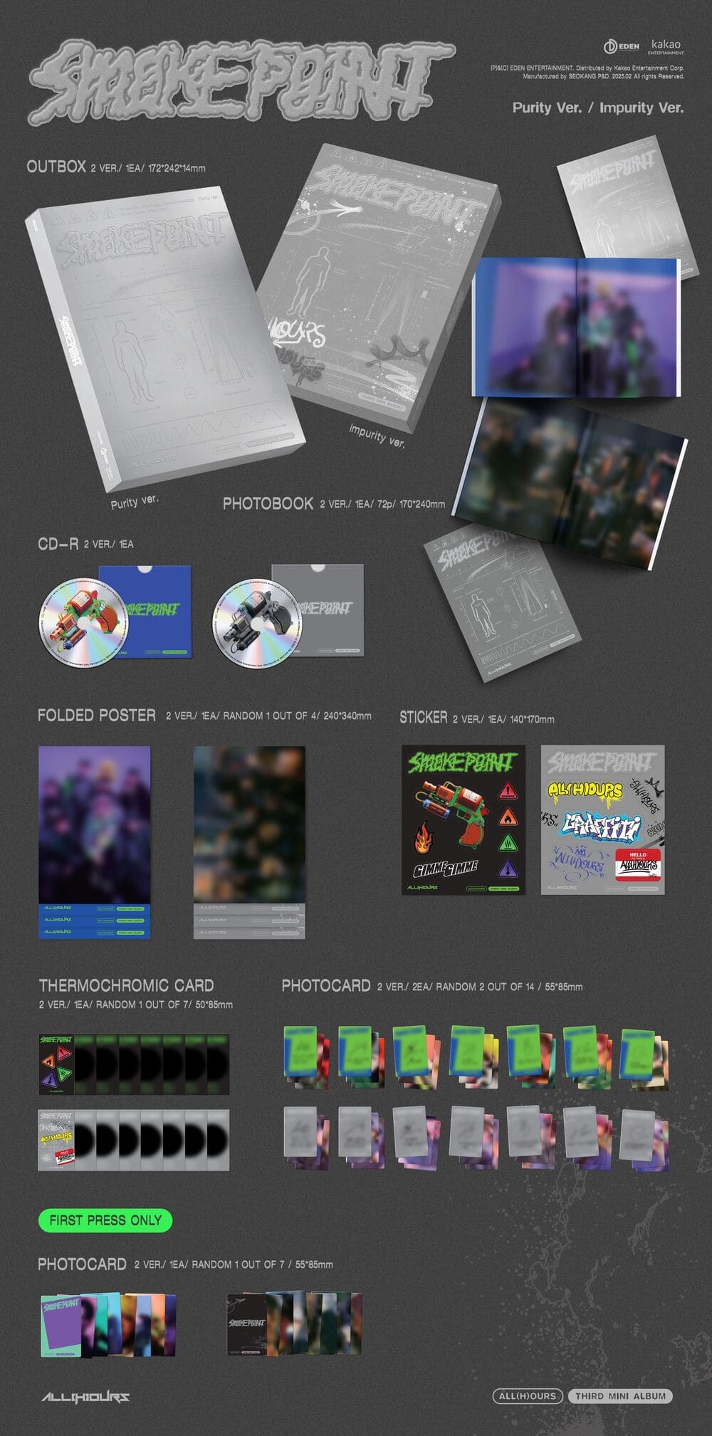 KPOPTOGETHER - ALL(H)OURS (올아워즈) - THIRD MINI ALBUM